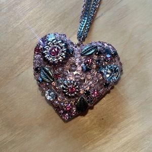Betsey Johnson Heart Necklace